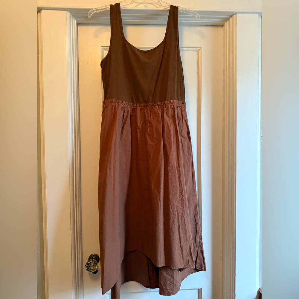 Tank Dress with Slight High Low Hem, XL